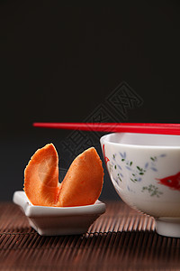 毛发饼干筷子食物餐具甜点背景图片