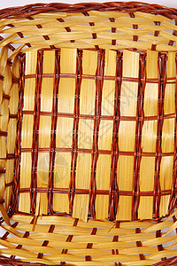篮子棕色柳条工作室工艺木头乡村制品白色手工背景图片