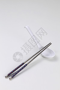 筷子用具传统勺子木头文化白色公用事业工具美食背景图片