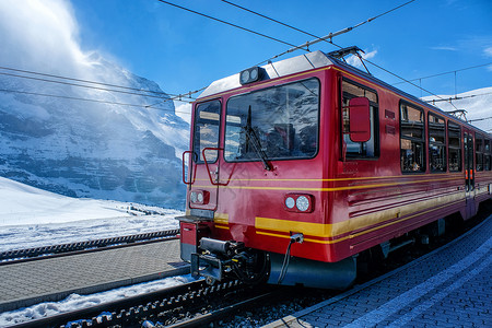 尼雪平舒斯瑞士人铁路高清图片