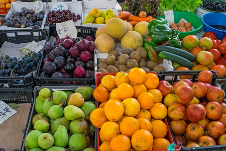 市场上各种水果市场高清图片