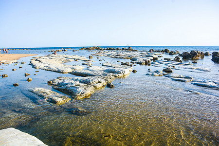 海洋背景沙丘几何图像水石沙漠屏幕山脉河石效果视频背景图片