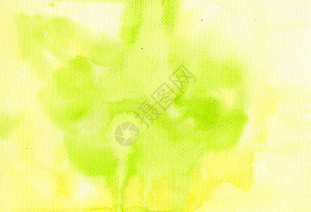纸质纸质纸上黄色和绿色水彩色背景摘要背景图片