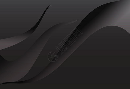 黑色梯度抽象线曲线曲线卷曲背景背景图片
