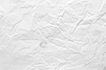 皱巴巴被弄皱的白皮书背景纹理床单材料水平折痕纸板白色回收灰色背景