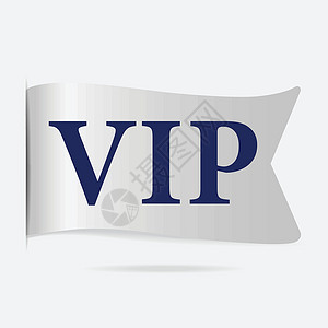 VVID 标签 银丝带徽章插图背景图片