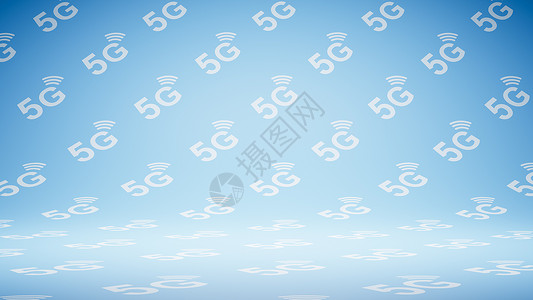空白蓝蓝色 5G 模式工作室背景背景图片