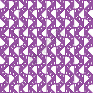 三角形紫色圆点具有几何形状的矢量无缝图案纹理背景艺术装饰品正方形网格纺织品织物风格三角形装饰紫色插画