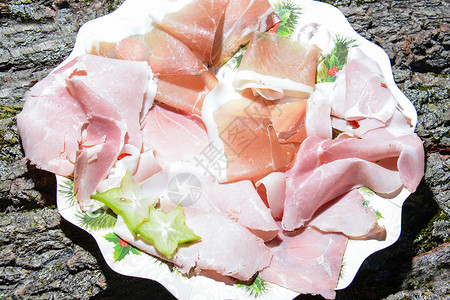 三文鱼可颂意大利语开胃菜点心美味减肥点点滴滴主菜美食食物食品民族烹饪背景