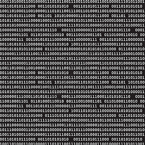 二进制计算机代码无缝无缝模式矢量背景插图黑色数字网络溪流电脑技术安全矩阵程序互联网屏幕背景图片