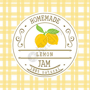 标签柠檬矢量豆类标签设计模板 用于手绘水果和背景素描的柠檬甜点产品 Doodle矢量柠檬插图品牌早餐包装涂鸦食物绘画小吃草图贴纸背景