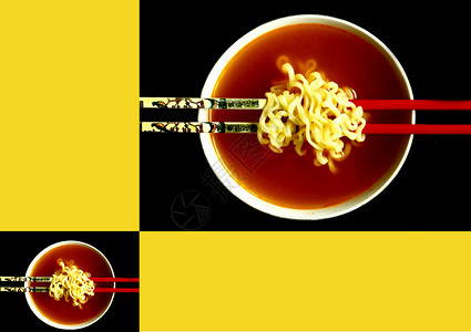 快速拿证中国食品 礼品证黑色面条筷子红色代金券黄色熟食礼券礼物奖金背景