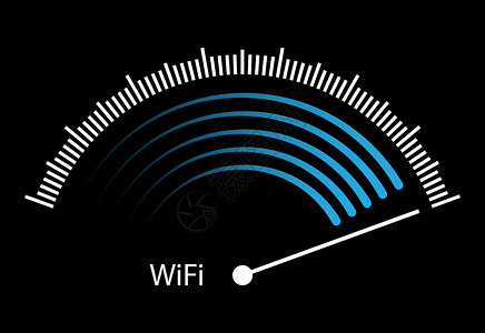 库存表Wi-Fi信号强度 没有标识 品牌或标签插画