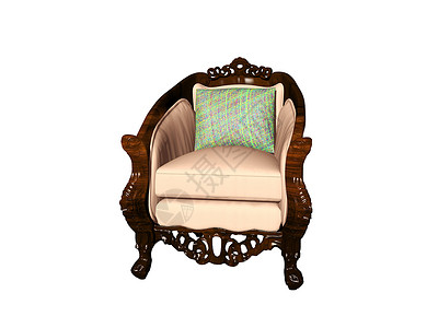 旧式舒适的坐椅绿色座位凳子扶手椅休息区装潢沙发休息靠背娱乐背景图片