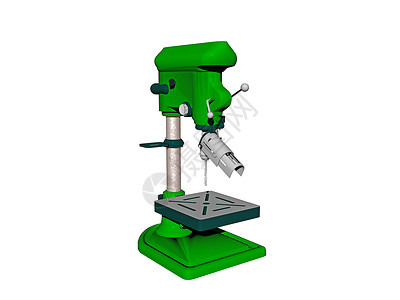 绿色钢铁工业钻探机机器编辑力学作坊钻头背景图片