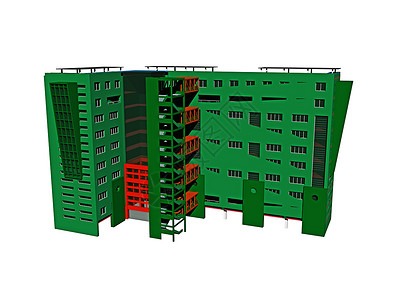 预制住房区内大块的公寓楼面积军营建筑住宅大学学校出租背景图片