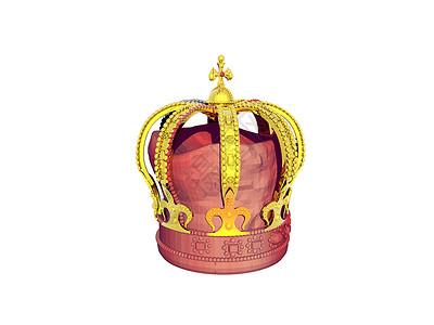 高贵的皇冠和宝石背景图片