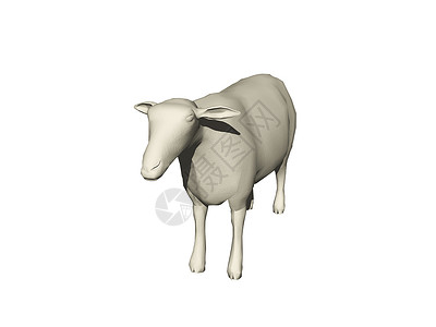 复活节小羊羔站在牧场上畜牧业动物羊肉小动物羊毛棕色背景图片