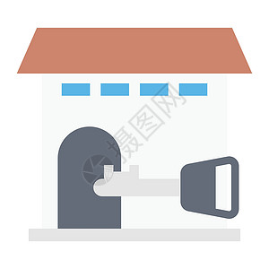 家居财产住宅商业钥匙网络标识建筑锁孔安全背景图片