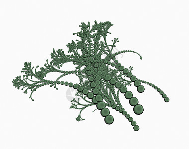 圆柱形树形结构树枝珍珠灌木绿色植物灌木丛分支机构背景图片