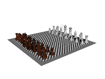 设置象棋的象棋板策略国际游戏主教国王游戏板典当赛跑者棋子背景图片