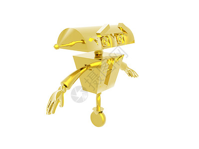 小金属漫画机器人房间玩具电子产品角色四肢金属孩子技术背景图片