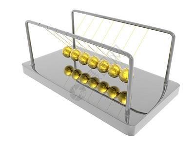 牛顿球作为钟摆玩具钢球动量噼啪金属传递守恒背景图片