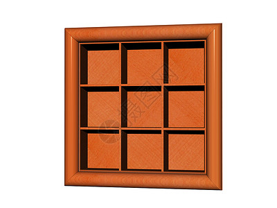 棕色木墙壁架架子盒子壁架家具橱柜贮存背景图片