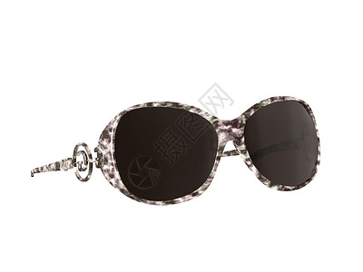 设计设计费昂贵的太阳墨镜眼镜辅助衣服太阳镜棕色视觉防护眼镜金属背景图片