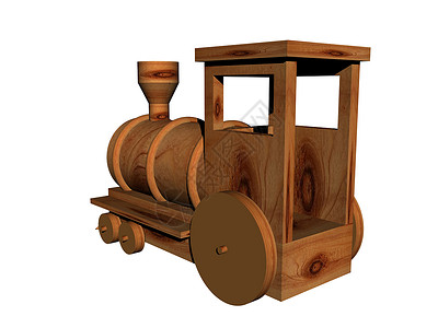 棕色木制玩具机车漫画房间轨道孩子铁路车轮蒸汽车辆背景图片