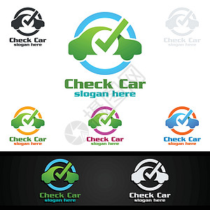 配车和修理的汽车服务Logo工具机械引擎运动驾驶公司送货速度技术员运输背景图片