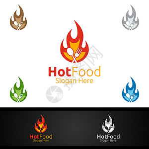 婚礼餐厅供餐馆或咖啡厅使用的热健康食品标签模板设计图片