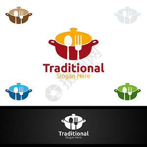 早餐店LOGO餐馆或咖啡厅传统食品标准Logo沙拉烹饪餐厅餐饮厨师厨房身份网络叶子环境设计图片