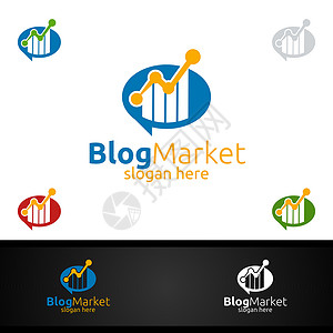 blogBlog 营销财务顾问Logo设计模板图标设计图片
