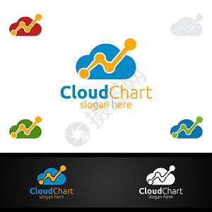 云闪付logo云层营销财务顾问Logo设计模板图标设计图片
