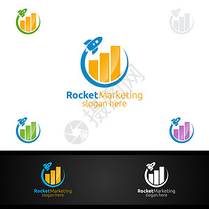 火箭LOGO火箭营销财务顾问Logo设计统计投资商业学校贸易市场技术咨询网络公司设计图片