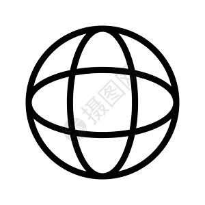 虚拟技术插图地球网络全景标识圆圈圆形白色背景图片
