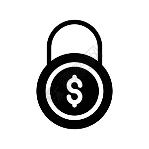 保护投资插图商业银行秘密安全字形挂锁货币金融背景图片