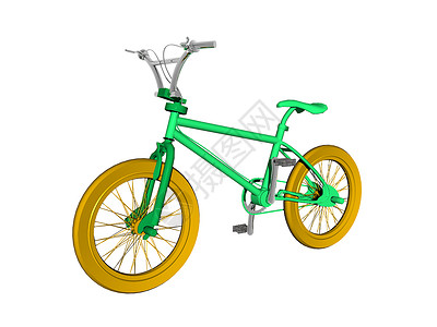 绿色儿童骑自行车玩两轮车运动踏板车把水瓶交通工具瘢痕背景图片