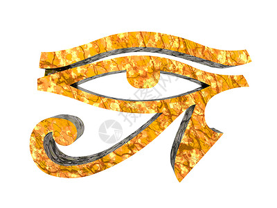 埃及神之眼象形象像体眼睛象形文字背景图片