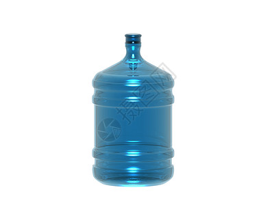 水用蓝塑料瓶塞子瓶子塑料蓝色储物瓶液体背景图片