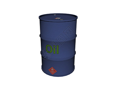 旧钢油桶轮胎储存蓝色罐子钢铁燃料金属容器背景图片