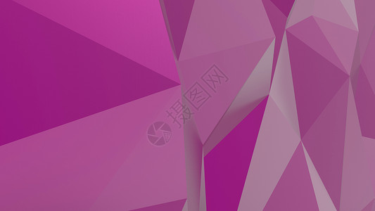 粉色多边形粉色几何形状 三角形抽象现代矢量 深光紫底背景 3D 立体晶体图案玻璃技术墙纸网络钻石马赛克艺术插图天蓝色商业背景