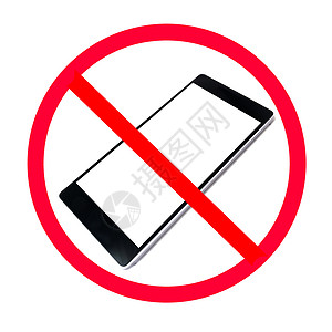 禁止电话不要使用您的手机信号背景