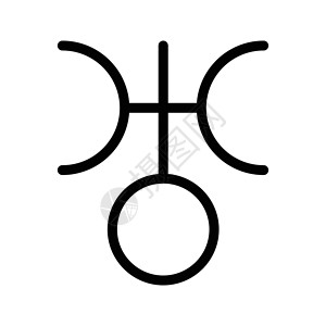 占星家炼金术魔法八字行星图表黑色轨道插图宇宙背景图片