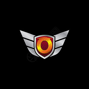 图标 Logo 设计概念模板运输服务徽章车辆警卫商业速度汽车插图机械背景图片