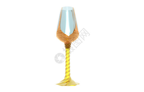 高贵的花柱玻璃 带有干香槟水杯酒杯高脚杯背景图片