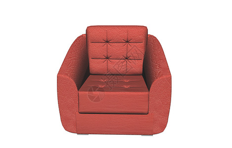 红色红棕褐色重装饰的臂椅椅子家具休息扶手躺椅装潢真皮座位背景图片