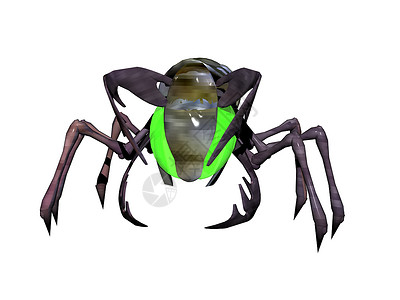 明绿眼的异形怪物动物手表金属昆虫机器力量灰色机器人钢铁关节背景图片