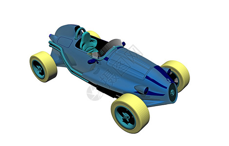 蓝色肥皂盒 黄轮赛车速度玩具电机力量摩托车漫画卡通片背景图片